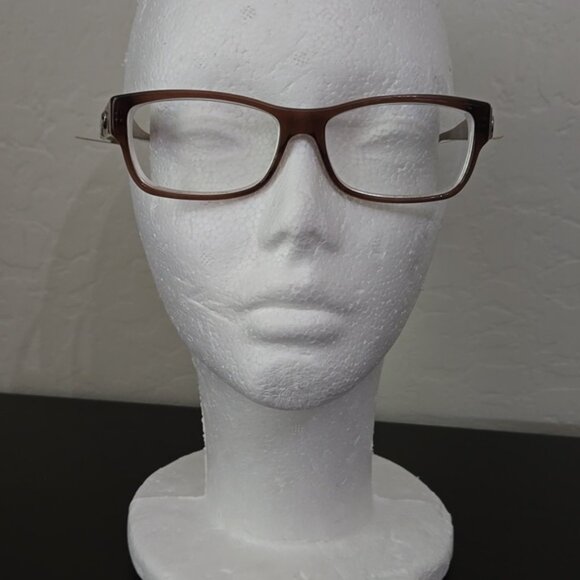 Gucci Brown Rectangular Eyeglasses GG 3133 MH5 135 - Picture 2 of 7